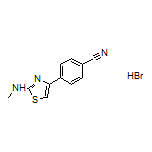 4-[2-(Methylamino)-4-thiazolyl]benzonitrile Hydrobromide