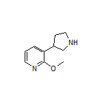 2-Methoxy-3-(3-pyrrolidinyl)pyridine