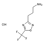 3-[5-(trifluoromethyl)-1,2,4-oxadiazol-3-yl]propan-1-amine hydrochloride