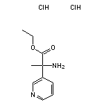 ethyl 2-amino-2-(pyridin-3-yl)propanoate dihydrochloride