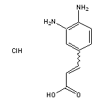 3-(3,4-diaminophenyl)prop-2-enoic acid hydrochloride