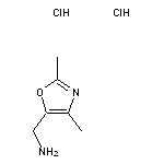 (dimethyl-1,3-oxazol-5-yl)methanamine dihydrochloride