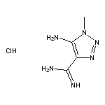 5-amino-1-methyl-1H-1,2,3-triazole-4-carboximidamide hydrochloride