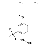 [4-methoxy-2-(trifluoromethyl)phenyl]hydrazine dihydrochloride