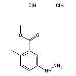 methyl 5-hydrazinyl-2-methylbenzoate dihydrochloride