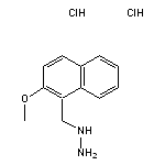 [(2-methoxynaphthalen-1-yl)methyl]hydrazine dihydrochloride