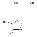 4-amino-5-methyl-2,3-dihydro-1H-pyrazol-3-one dihydrochloride