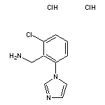 [2-chloro-6-(1H-imidazol-1-yl)phenyl]methanamine dihydrochloride