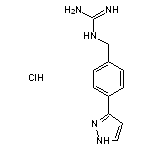 1-{[4-(1H-pyrazol-3-yl)phenyl]methyl}guanidine hydrochloride