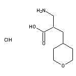 3-amino-2-(oxan-4-ylmethyl)propanoic acid hydrochloride