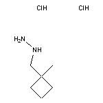 [(1-methylcyclobutyl)methyl]hydrazine dihydrochloride