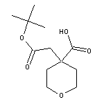 4-[2-(tert-butoxy)-2-oxoethyl]oxane-4-carboxylic acid