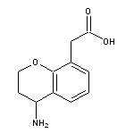 2-(4-amino-3,4-dihydro-2H-1-benzopyran-8-yl)acetic acid