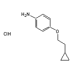 4-(2-cyclopropylethoxy)aniline hydrochloride