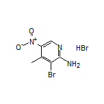 2-Amino-3-bromo-4-methyl-5-nitropyridine Hydrobromide