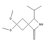 6,6-dimethoxy-3-(propan-2-yl)-2-azaspiro[3.3]heptan-1-one