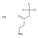 2-(2-aminoethanesulfinyl)-1,1,1-trifluoroethane hydrochloride