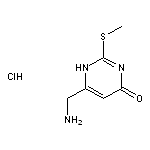 6-(aminomethyl)-2-(methylsulfanyl)-1,4-dihydropyrimidin-4-one hydrochloride