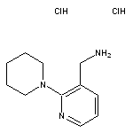 [2-(piperidin-1-yl)pyridin-3-yl]methanamine dihydrochloride