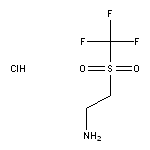 2-trifluoromethanesulfonylethan-1-amine hydrochloride