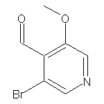 3-bromo-5-methoxypyridine-4-carbaldehyde