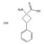 1-amino-3-phenylcyclobutane-1-carboxylic acid hydrochloride