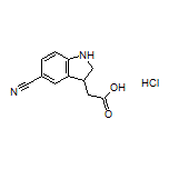 2-(5-Cyanoindolin-3-yl)acetic Acid Hydrochloride