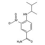 4-[(3-methylbutan-2-yl)amino]-3-nitrobenzamide