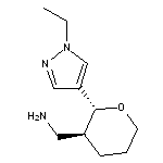 rac-[(2R,3S)-2-(1-ethyl-1H-pyrazol-4-yl)oxan-3-yl]methanamine