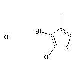 2-chloro-4-methylthiophen-3-amine hydrochloride