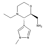 rac-[(2R,3R)-4-ethyl-3-(1-methyl-1H-pyrazol-4-yl)morpholin-2-yl]methanamine