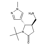 rac-(4R,5S)-4-(aminomethyl)-1-tert-butyl-5-(1-methyl-1H-pyrazol-4-yl)pyrrolidin-2-one