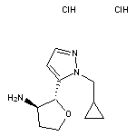 rac-(2R,3R)-2-[1-(cyclopropylmethyl)-1H-pyrazol-5-yl]oxolan-3-amine dihydrochloride