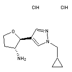 rac-(2R,3S)-2-[1-(cyclopropylmethyl)-1H-pyrazol-4-yl]oxolan-3-amine dihydrochloride