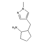 2-[(1-methyl-1H-pyrazol-4-yl)methyl]cyclopentan-1-amine