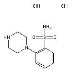 2-(piperazin-1-yl)benzene-1-sulfonamide dihydrochloride