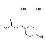 methyl 3-(4-aminopiperidin-1-yl)propanoate dihydrochloride