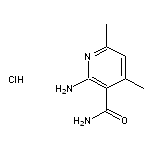 2-amino-4,6-dimethylpyridine-3-carboxamide hydrochloride