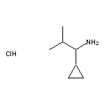 1-cyclopropyl-2-methylpropan-1-amine hydrochloride