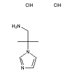 2-(1H-imidazol-1-yl)-2-methylpropan-1-amine dihydrochloride