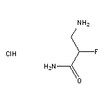 3-amino-2-fluoropropanamide hydrochloride