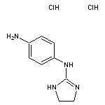 1-N-(4,5-dihydro-1H-imidazol-2-yl)benzene-1,4-diamine dihydrochloride