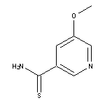 5-Methoxypyridine-3-carbothioamide