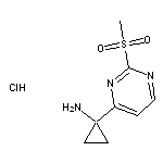 1-(2-methanesulfonylpyrimidin-4-yl)cyclopropan-1-amine hydrochloride