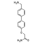 2-{4-[4-(aminomethyl)phenyl]phenoxy}acetamide