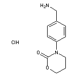 3-[4-(aminomethyl)phenyl]-1,3-oxazinan-2-one hydrochloride