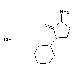 3-amino-1-cyclohexylpyrrolidin-2-one hydrochloride