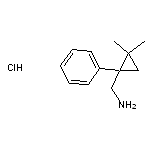 (2,2-dimethyl-1-phenylcyclopropyl)methanamine hydrochloride