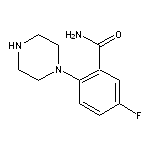 5-fluoro-2-(piperazin-1-yl)benzamide