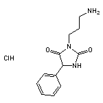 3-(3-aminopropyl)-5-phenylimidazolidine-2,4-dione hydrochloride